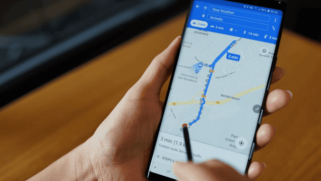 cara membuat rute di google maps