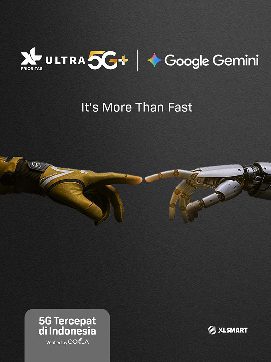 ULTRA 5G+ x Google Gemini - It's More Than Fast